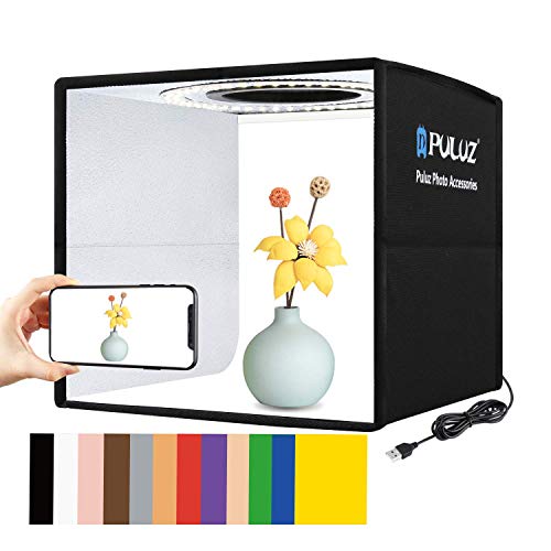 Foldable Photo Box Portable Studio Kit 12 Background Colors – Front View