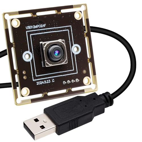 Camera ELP: ELP 12mp Autofocus USB Camera Module 4K 30fps – Front View