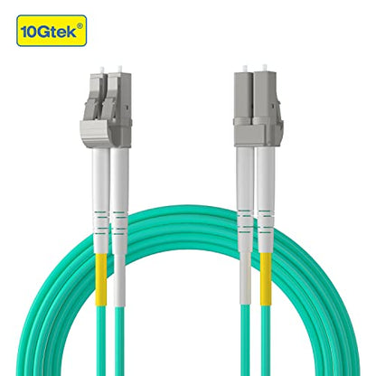 Fiber 10Gtek: 10Gtek Fiber Patch Cable LC to LC OM4 – Close-up Detail