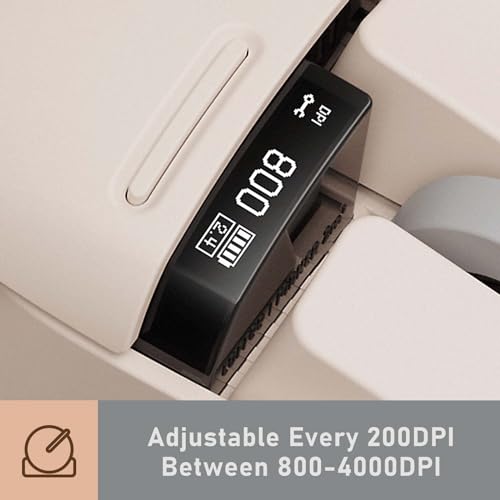 LOFREE Touch: LOFREE Touch PBT Wireless Mouse with 4000 DPI – Close-up Detail
