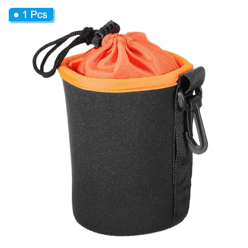 PATIKIL Camera Lens Bag: 1 Pcs 3.3" ID x 5.5" H Cylindrical – Close-up Detail