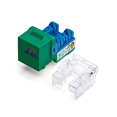 trueCABLE Cat6 Keystone Jack: Unshielded (UTP) – Front View