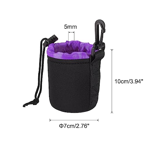 PATIKIL Camera Lens Bag: 2.8" IDx3.9 H Drawstring Lens – Side View
