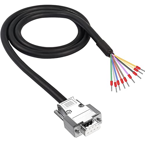 DB9 Cable: XMSJSIY DB9 Connector Adapter Cable D-SUB 9Pin – Front View