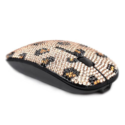 Bling Wireless Mouse: Luxury Crystal Rhinestone Sparkly – In Use