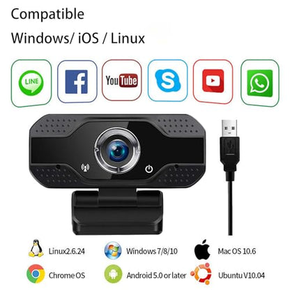 Tripod Jinpei: Jinpei JW-05B 2K QHD Webcam with Tripod – Close-up Detail