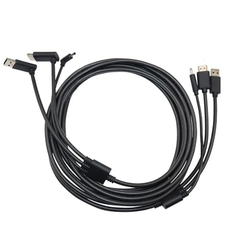 GFTVRCE for HTC Vive: 3-in-1 Accessories Replacement Cable – Front View