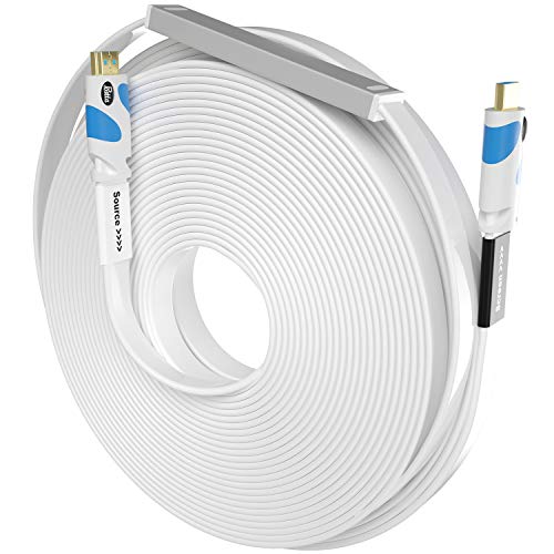 Cable Postta: Postta Flat HDMI 2.0 Cable 75 Feet – Front View