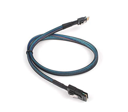 SFF-8654: Heretom 2PCS SFF-8654 to SFF-8087 Slim Line SAS – In Use