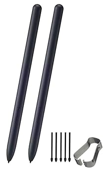 2Pcs Galaxy Tab S8 Stylus Pen Replacement for Samsung Galaxy Tab S8/S8+/S8 Ultra 5G All Verisons/Black, WithoutBluetooth