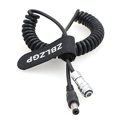 5mm Cable: ZBLZGP DC 2.5mm to Weipu SF610 2 Pin Female – Front View