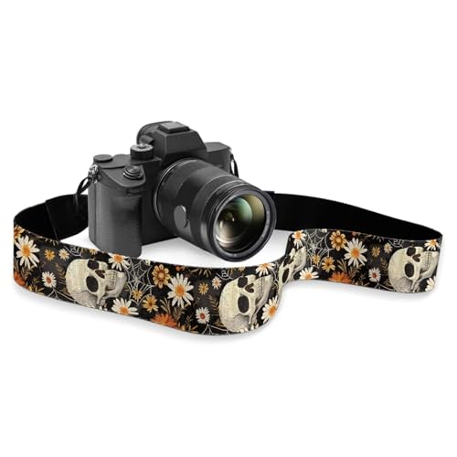 Kathyboom Skull Daisy Camera Straps for Photographers Quick – Front View