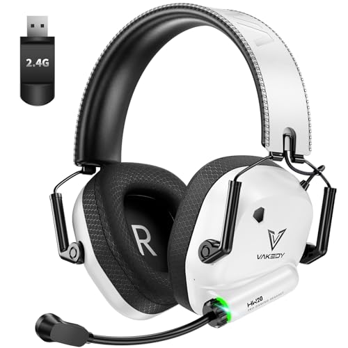 Gaming Vakedy: Vakedy Wireless Gaming Headset HW11 2.4GHz – Front View
