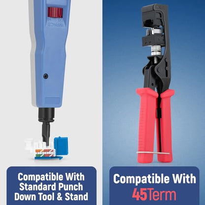 Angled RJ45: Everest 45 degrees Angled RJ45 Cat6 Keystone – Packaging