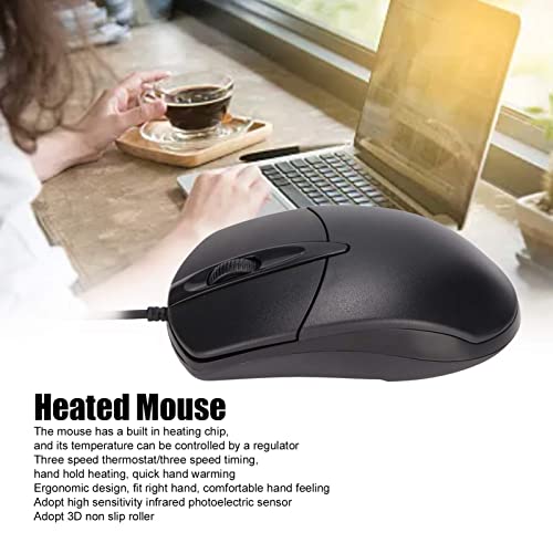 Heated Mouse: ASHATA Wired Heated Mouse Constant – Close-up Detail