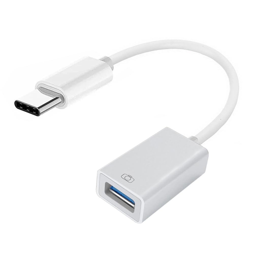 NFHK Type C USB-C to Standard Type-A USB3.0 Female Adapter Compatible with MacBook Laptop Tablet Phone