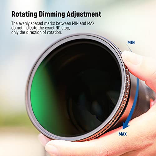 NEEWER 62mm Variable ND Filter ND3-ND1000 – Close-up Detail