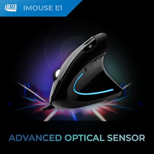 Adesso Wired Vertical Ergonomic Illuminated Optical – Feature Highlight