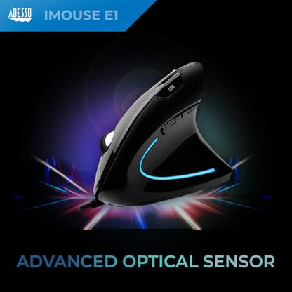 Adesso Wired Vertical Ergonomic Illuminated Optical – Feature Highlight