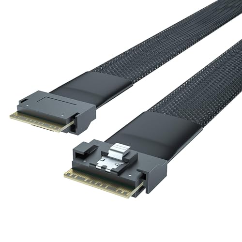 SFF-8654: H!Fiber.com 24G Internal SFF-8654 to SFF-8654 – Front View