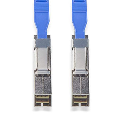 SAS SFF: 10Gtek Mini SAS HD SFF-8644 to SFF-8644 AOC Fiber – Close-up Detail
