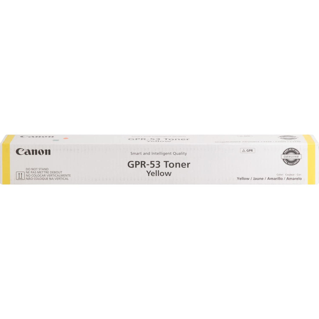 Canon GPR-53 Original Toner Cartridge - Yellow - in Retail Packaging