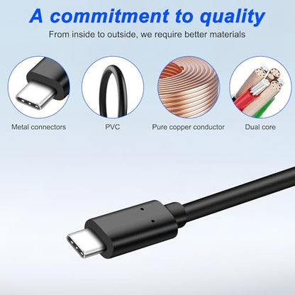 XMSJSIY Panel: XMSJSIY USB C 3.0 Panel Mount Extension – Close-up Detail