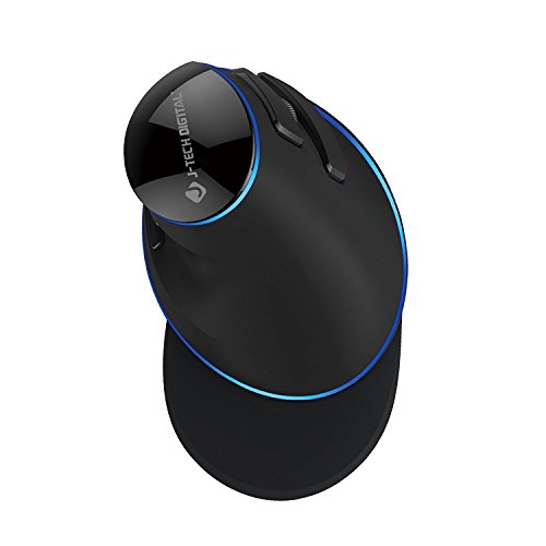 Tech Digital: J-Tech Digital Wired Ergonomic Vertical USB – Back View