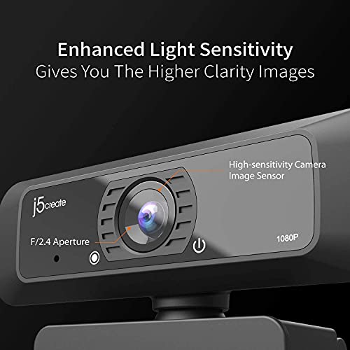 j5create Streaming: j5create JVCU100 1080p HD Webcam – Close-up Detail