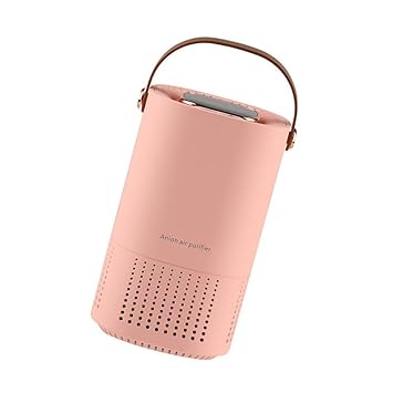 Mini USB Air Purifier, Portable Rechargeable Small Air Purifier with Aromatherapy, Air Purifier for Smoke, Allergies, Pet Dander Odor, for Bedroom, Living Room, Bathroom, Kitchen, Car