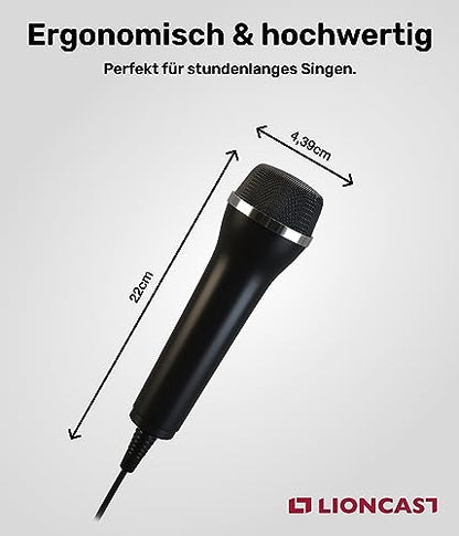 Microphone: Lioncast Universal USB Compatible with Computer – In Use