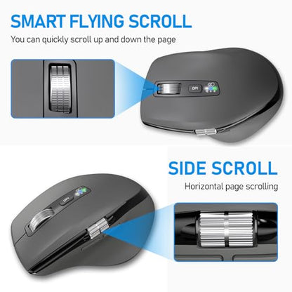 Scroll Computer: INFINMIND Wireless Bluetooth Side Scroll – Close-up Detail
