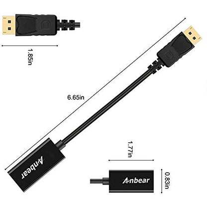 DisplayPort to HDMI Adapter: Anbear Premium 10-Pack – Side View