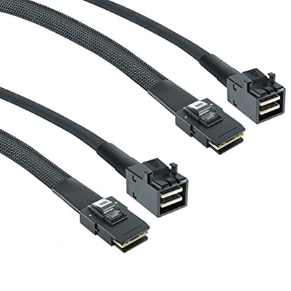 SFF Internal: 2-Pack Mini SAS HD Cable 0.8m SFF-8643 to – Front View