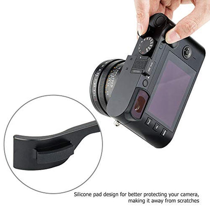 JJC Deluxe Dedicated Metal Thumb Up Grip for Leica Q2 Thumb – Back View