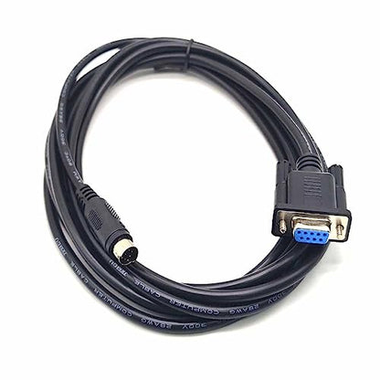 Mini Din 8-Pin Male to DB9 Female Cable – Close-up Detail