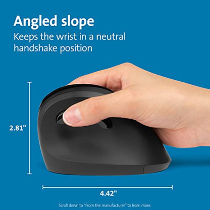 Kensington Pro Fit Ergo Vertical Wireless Mouse – Close-up Detail