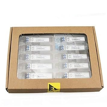 PRIMUSIT 10 Pack100% Compatible Cisco GLC-SX-MMD/GLC-SX-MM/SFP-GE-S, Gigabit SFP SX Transceiver, 1000Base-SX, MMF, 850nm, 550m