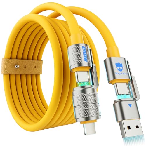 Charging Cable: 4-in-1 Multi USB C Fast Charging 240W – Front View