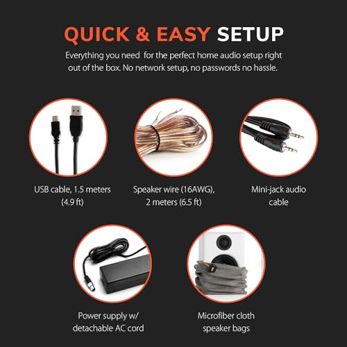 Desktop Speakers: Audioengine A2+ 24-Bit Wireless Bluetooth – Packaging