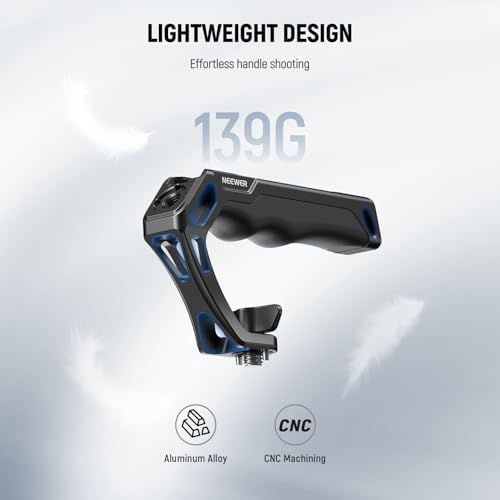 NEEWER Camera Top Handle with 3/8" Wing Screw & Locating – Size Reference