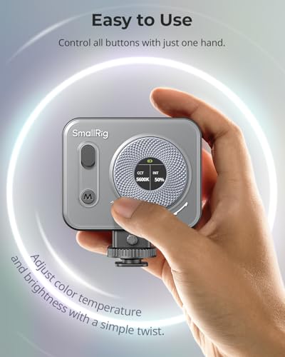 SMALLRIG Vibe P96 Pro Led Video Light – Side View