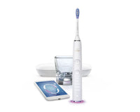 Philips Sonicare DiamondClean Smart Electric, Rechargeable toothbrush for Complete Oral Care, with Charging Travel Case, 5 modes – 9500 Series, White, HX9924/01