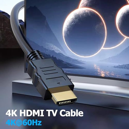 HDMI Cable CL3: 6 FT 10-Pack 4K HD Shielded Cord – Close-up Detail