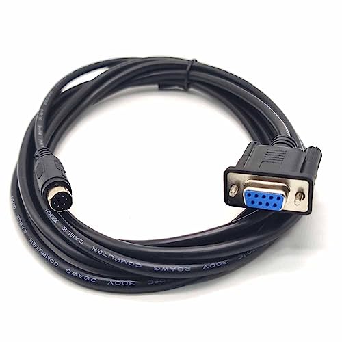 Mini Din 8-Pin Male to DB9 Female Cable – In Use