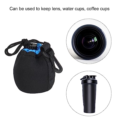 PATIKIL Camera Lens Bag: 2.8" IDx3.9 H Drawstring Lens – Back View