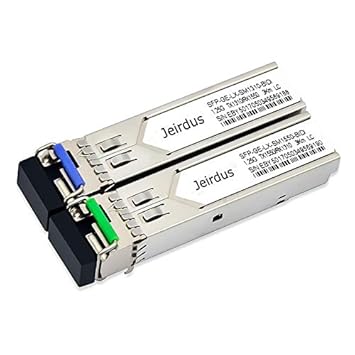 for Cisco 1Pair 3KM GLC-BX-U and GLC-BX-D 1.25G BIDI WDM SFP Module Transceiver Simplex LC 1310/1550 nm