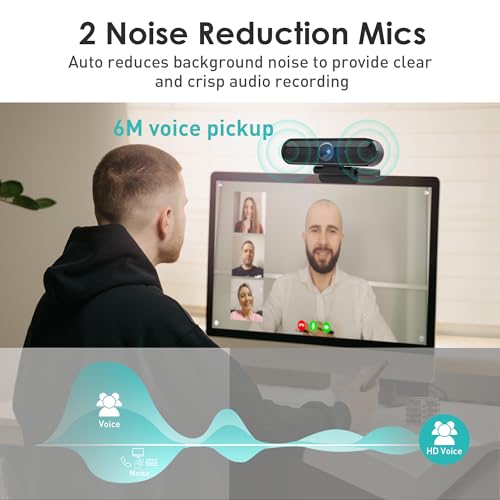 Saylas 2K Webcam: FHD Streaming Camera with 2K/30fps – In Use