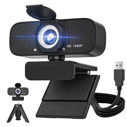 SZGIARUY 1080p: Full HD Webcam with Built-in Microphone and – Front View