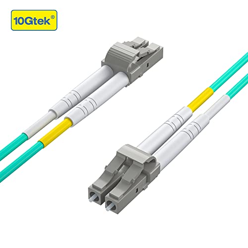 Fiber 10Gtek: 10Gtek Fiber Patch Cable LC to LC OM4 – In Use